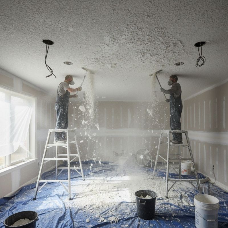 Textured Ceiling Scraping