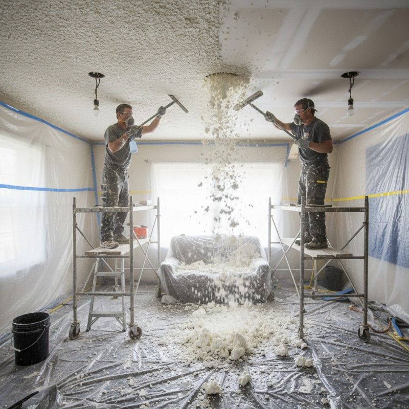 Knockdown Ceiling Removal in Chandler, AZ
