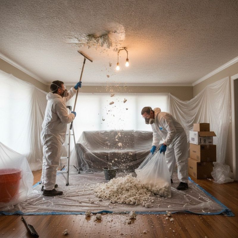 Swirl Ceiling Removal in Arvada, CO